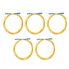 5PCS Optical Fiber Extension Cable Single Mode LSZH Sheath Fiber
