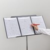 King Jim 8635-BK File Music Music Holder Kakiko 3 Sided