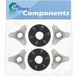 2-Pack 285753A Washer Motor Coupler Replacement for Part Number 3364003 Washer - Compatible with 285753A Washing Machine Motor Coupling Kit - UpStart Components Brand