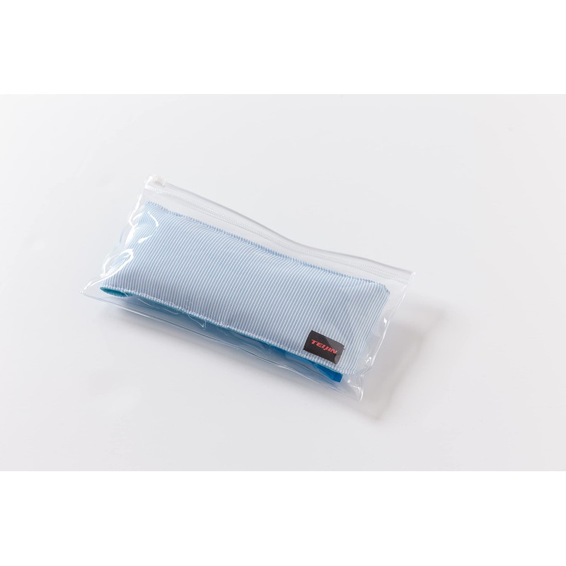 TEIJIN Neck Cooler, New Type, Blue, Width 15.0 x Height