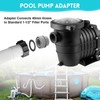 Plunger Valve for Intex Pool, 38mm Plunger Valves Connection Kit