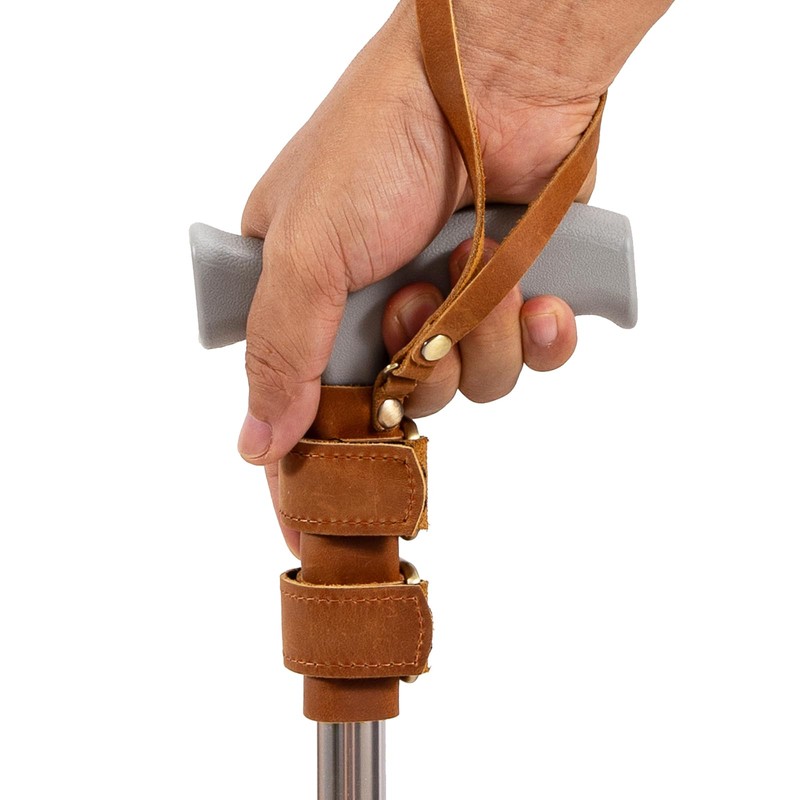YLZZMDQSZ Adjustable Cane Strap for Wrist - Secure Leather Wrist
