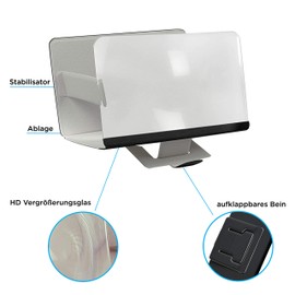 SAFE Phone Screen Amplifier – Universal Screen Magnification Smartphone – Suitable for Any Use Smartphone Screen Magnification