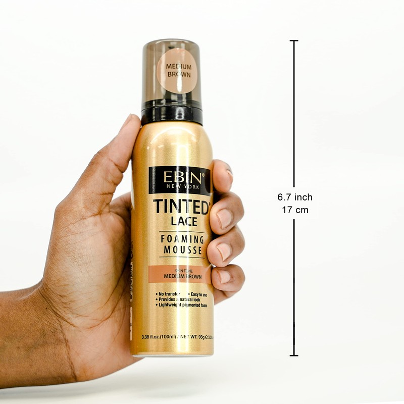 EBIN NEW YORK Tinted Lace Foaming Mousse - Natural Beige,