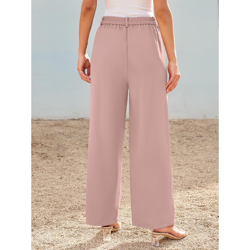 LILLUSORY Wide Leg Dress Work Pants Womens Palazzo Flowy 2025