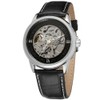 FORSINING Hollow Automatic Mechanical Waterproof PU Leather Band Men Watch