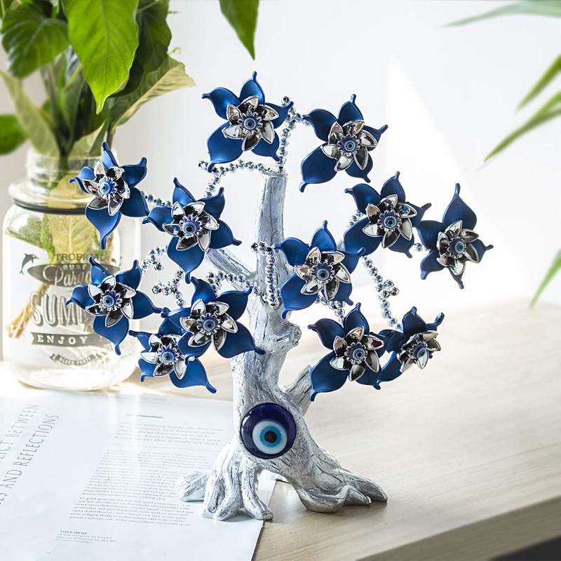 10.4'' Turkish Evil Eye Tree Protection Evil Eye Statue for