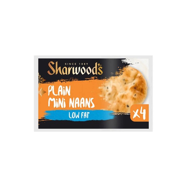 Sharwood's 4 Mini Plain Naans