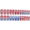 Independence Day Press on Nails Medium Length Square Fake Nails