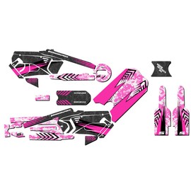 16eDRIVE Devious Pink Senge Graphics Kit Compatible with Stacyc