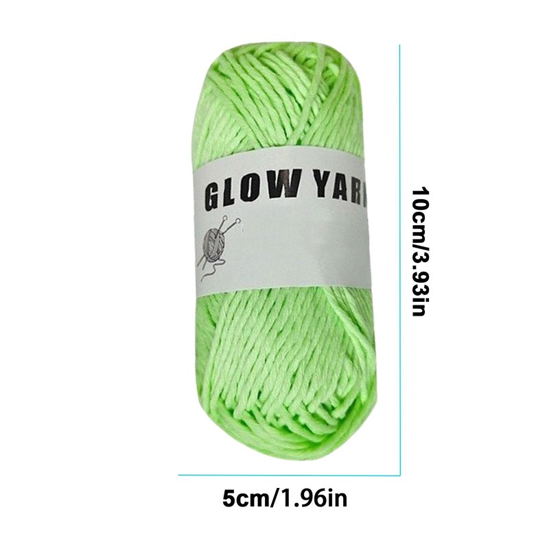 Luminous Yarn for Knitting | 76Yd Yarn Spool Roll for