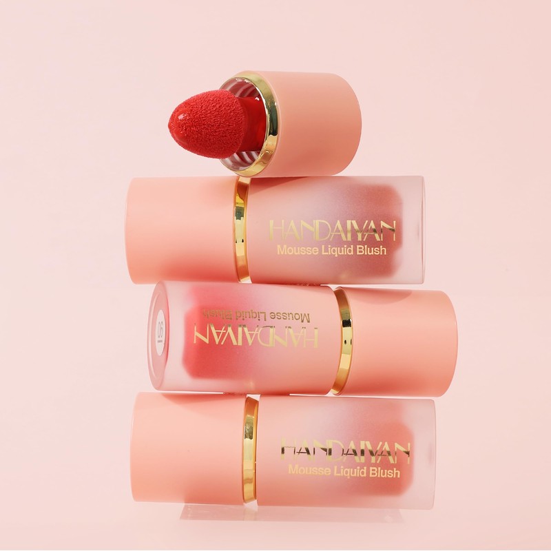 Matte Cream Blush Soft Lightweight Liquid Blush for Cheeks Natural