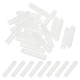 PATIKIL 2.8x25mm (IDxL) Rubber End Caps, 16 PCS Rubber Caps High Temp Tips Screw Silicone Flexible Thread Protector for Pipes Screw Blots Tube Fishing Jigs
