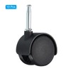 PATIKIL 2 Inch Swivel Stem Casters, 10 Pack Nylon 360