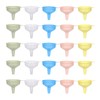 Pack of 25 Small Funnels, Plastic, Mini Plastic Funnel, Kitchen