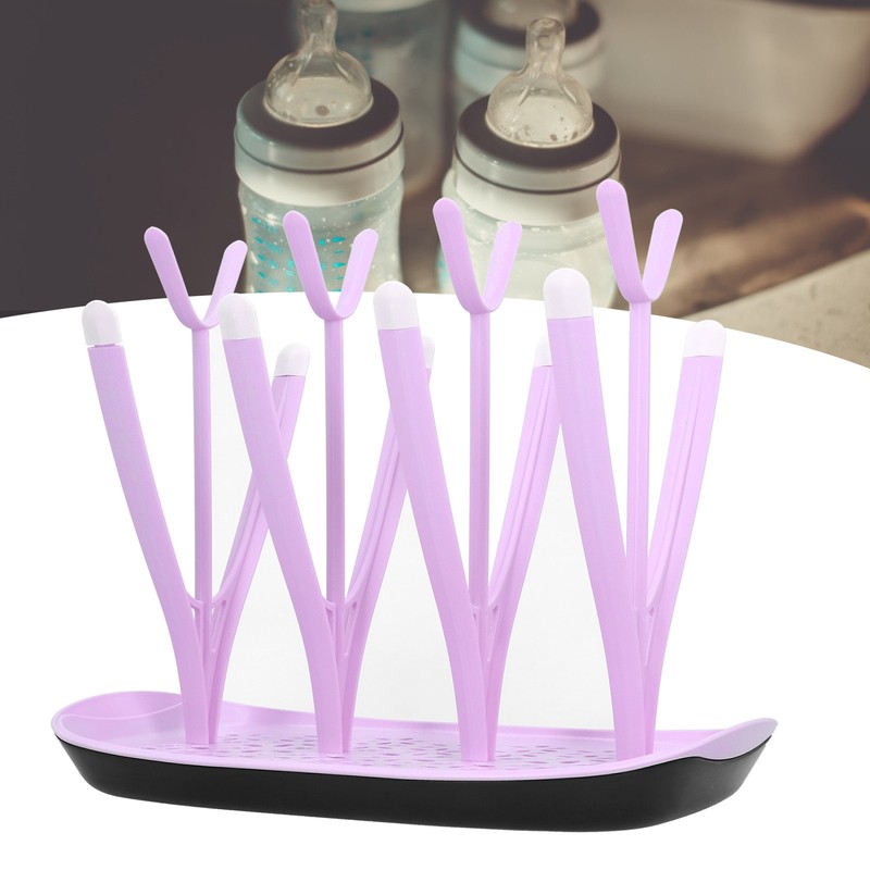 Baby Bottle Drying Rack Storage Cup Drainer Detachable Infant Nipple