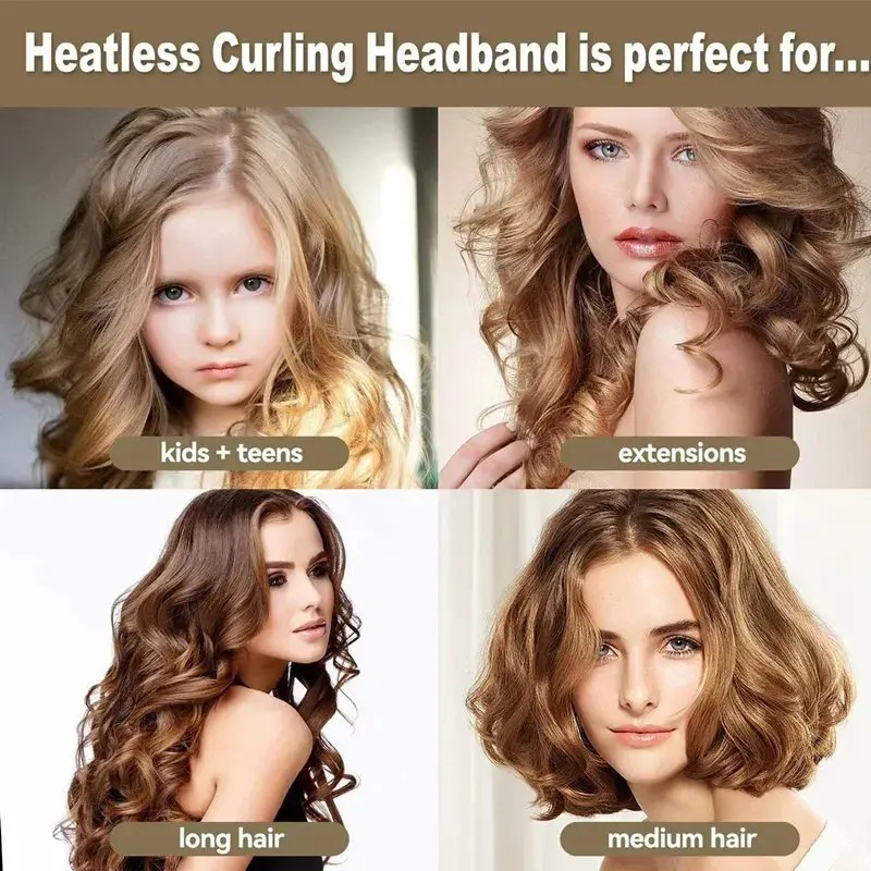 Rizadores De Pelo Sin Calor Para Cabello Largo Para Dormir
