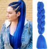 Herina Blue Braiding Hair For Braids One Pack Blue Hair