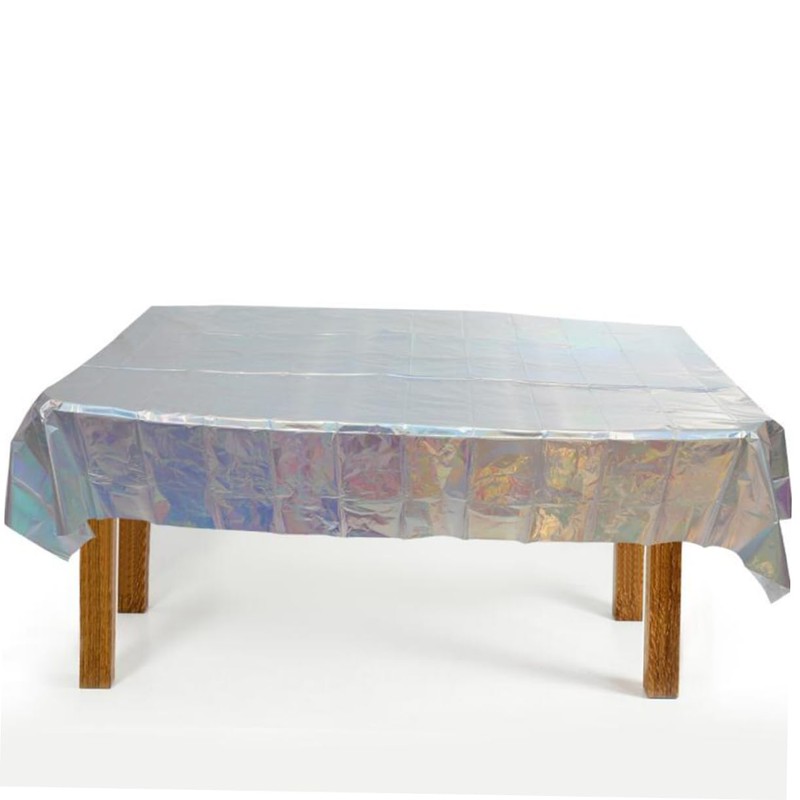 Alipis 3 pcs Iridescent Table Covers Rectangle Tablecloths for Party