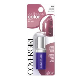 CoverGirl Continuous Color Lipstick, Iced Mauve (Pack of 12)
