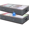 2-Pack 90L Underbed Storage Bags,H HOME-MART Under Bed Shoe Storage