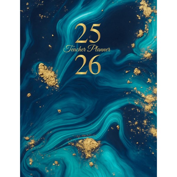 Teacher Planner 2025-2026: Academic Year Weekly and Monthly Lesson Organizer