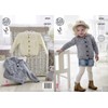 King Cole 4920 Knitting Pattern Baby Childrens Cardigan and Sweater