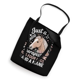 Horseback Riding for Equestrian Horse Rider Floral For Girls Tote Bag