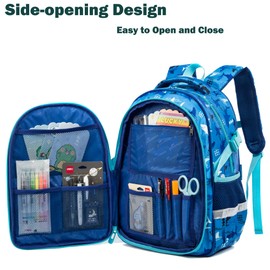 MOHCO Kids Backpack 16 in School Bookbag with Insulated Lunch Box Pencil Case Lightweight Student Bookbag for Girls and Boys