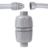 Aandxmok (1Pcs) NPT 1/2 inch Liquid-Tight Connector,PVC Flexible Conduit Double-Ended