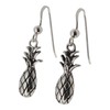 Touch Jewellery 925 Sterling Silver Pineapple Drop Earrings with Oxidized