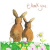Alex Clark Thank You Rabbit Card