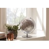 TROIKA Original 25 cm Diameter Globe - Planet - Chrome
