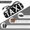 DXNQ Taxi LED Sign Decor, 5V USB Bright Taxi Led