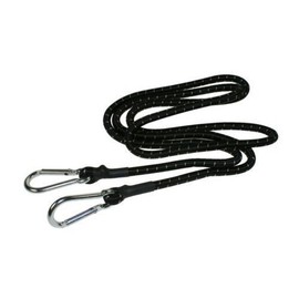 60" (150cm) HEAVY DUTY BUNGEE CORD WITH CARABINER CLIPS