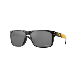 Oakley OO9102 Sunglasses Bundle: OO 9102 9102S8 Holbrook Pit Matte Black Prizm and Eyewear Cleaning Kit