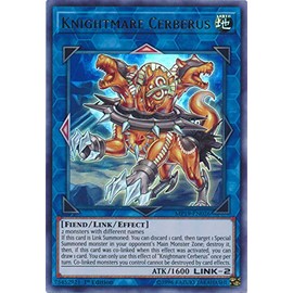 Yu-Gi-Oh! - Knightmare Cerberus - MP19-EN026 - Ultra Rare - 1st Edition - 2019 Gold Sarcophagus Tin Mega Pack