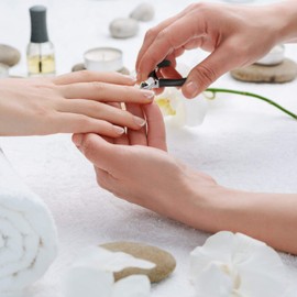 3 Packs Cuticle Cutter Cuticle Nippers Pointed Blade Cuticle Trimmer Stainless Steel Nail Clippers Manicure Tool for Fingernails No Cuticle Pusher (Black)