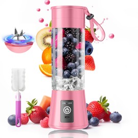 Portable Blender for Smoothie & Shakes - 2025 Upgraded Personal Blender USB-C Rechargeable, BPA Free Traveling Juicer Cup, High Speed of 20,000 Rpm, Self Cleaning, Suit for Travel/Sports/Office/Home