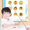 DOLANFYE Retractable Teachers Classroom Hand Pointer, Extendable Pointer Finger Stick,Mini