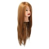 Hairdressing Mannequin Head 85 Percent Real Hair Flexible Multipurpose Hair