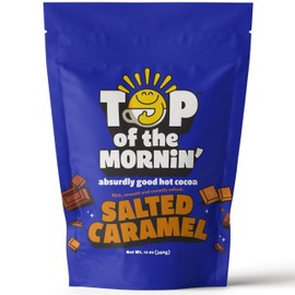 Top of the Mornin' Salted Caramel Hot Cocoa by Jacksepticeye, Rich, Smooth, and Sweetly Salty (12 Ounce)