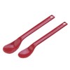 Ability Superstore Large Size Maroon Feeding Spoons - Pack of 10
