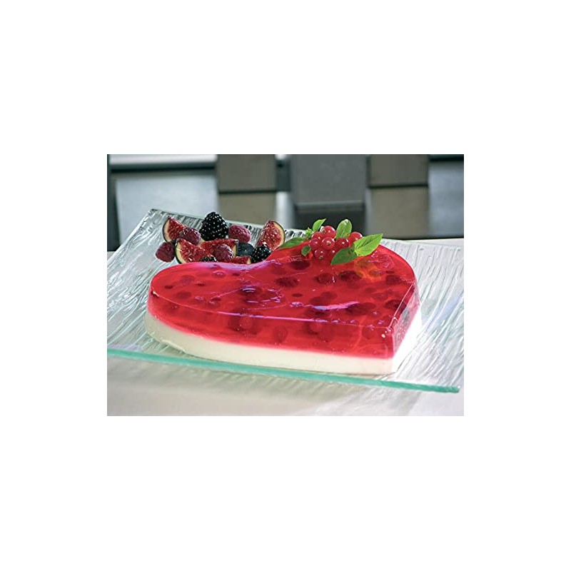 Lékué Celebrate Herzkuchenform, 1300 ml, rot, Silikon, 21 x 42