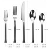 Kelenfer Silverware Set Flatware Set Stainless Steel Cutlery Set Vintage