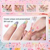 2026 New Model12 Color Nail Art Pens Set–Waterproof and Quick-Drying