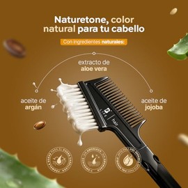 B Life Naturetone Tinte Permanente Sin Amoníaco | Rubio Cenizo 7.1 | con Aceite de Argán y Jojoba | Suave para el Cuero Cabelludo