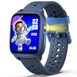 meoonley Kids Watch with 140 Sports Modes, 1.5" Kids Fitness Tracker, Boys Smart Watch, No APP/Phone Required, Sleep Monitor, Heart Rate, Puzzle Games, IP68 Waterproof,Gifts for Boys Teens Aged 6-15