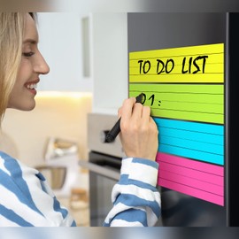 12 Pack Magnetic Sentence Strips for teachers Sentence Strips 12 x 3 Inch Magnetic Dry Erase Sentence Strips Lined Magnetic Strips Reusable Classroom Learning Tool for Office School (Multicolor)