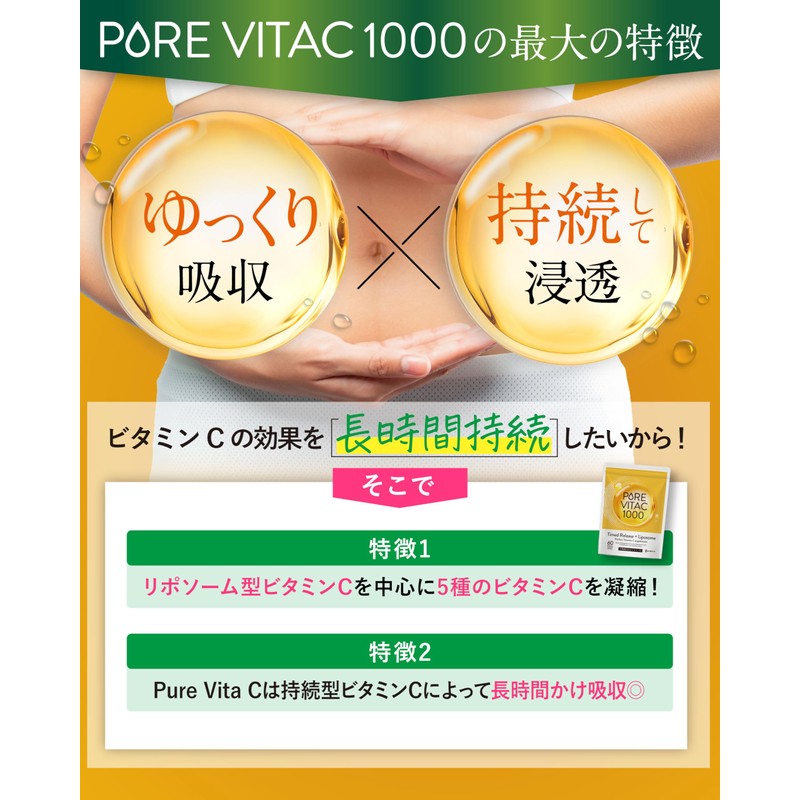 【Liposomal Vitamin C Formula】Pure Vita C High Concentration Vitamin C